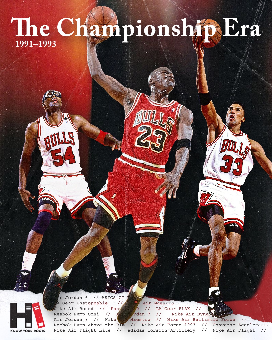 The First 3-Peat – Championship-Era Chicago Bulls Sneakers